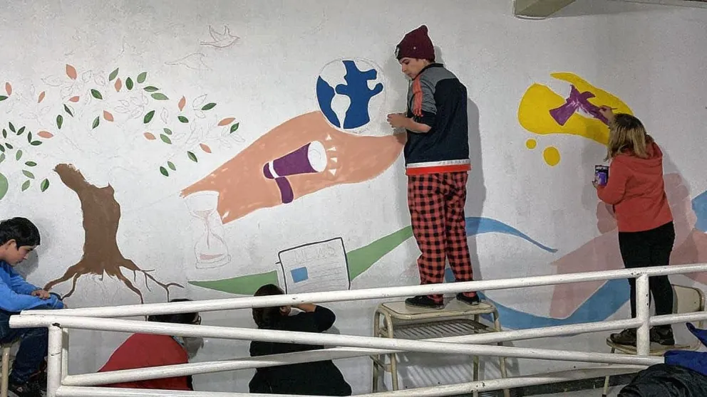 Nueva intervención del proyecto Arte Público en la Escuela Pública