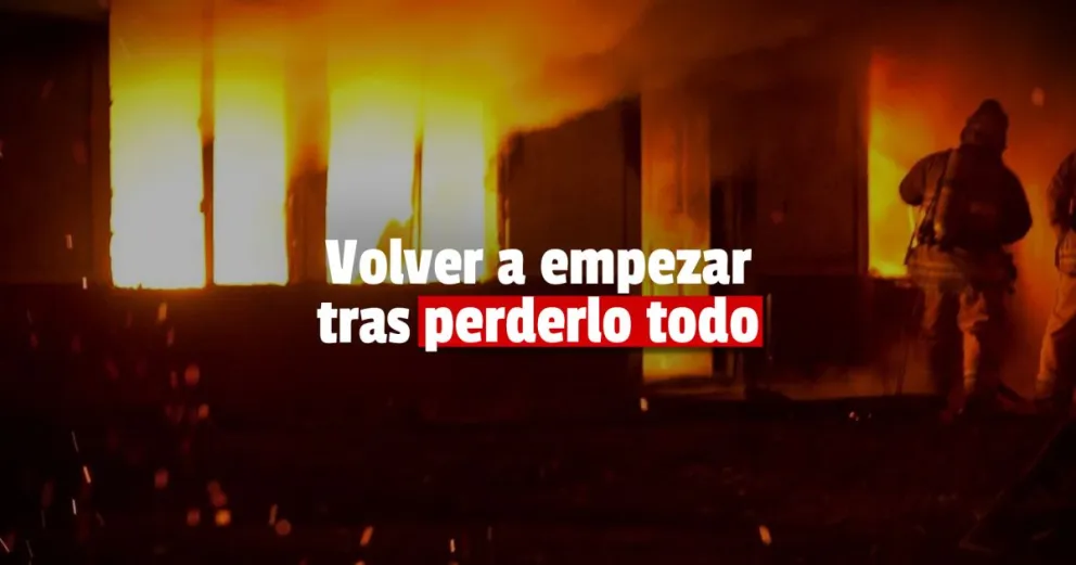 Una joven pareja quedó prácticamente en la calle tras un incendio