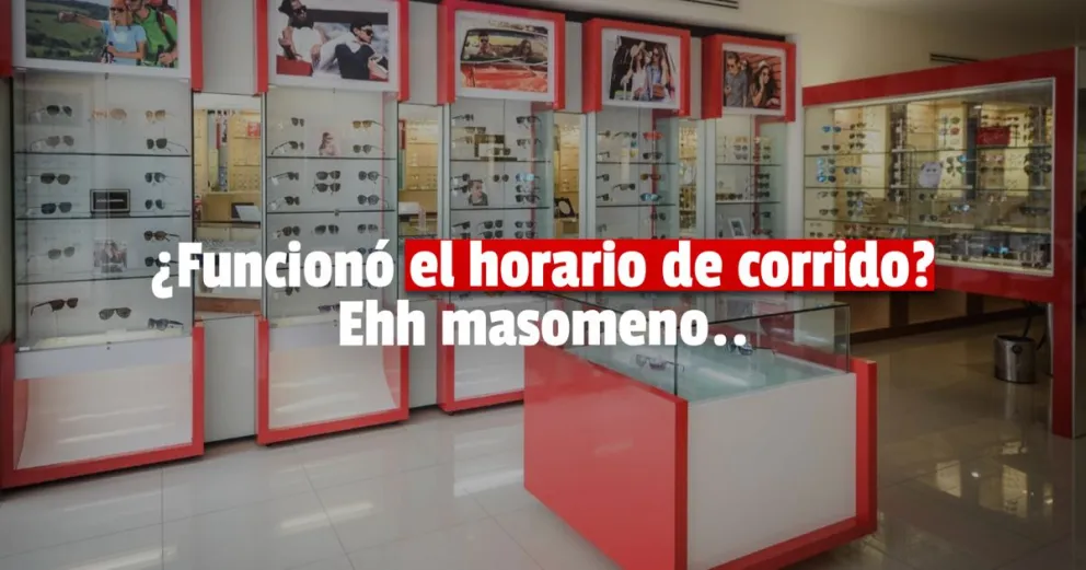 Fracasó el horario de corrido para un sector del comercio