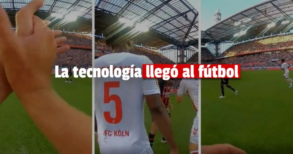 Se estrenó la primera cámara corporal con inteligencia en un partido de futbol