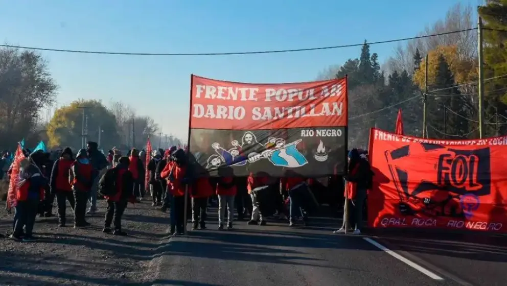 El Frente Piquetero vuelve a las calles este martes