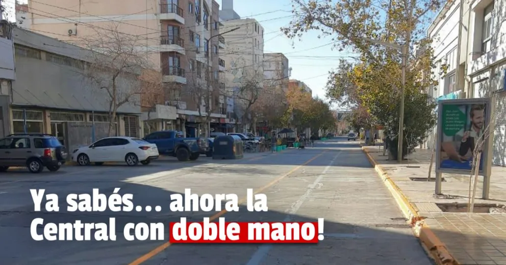 Resultó positiva la jornada uno de doble circulación en la Central