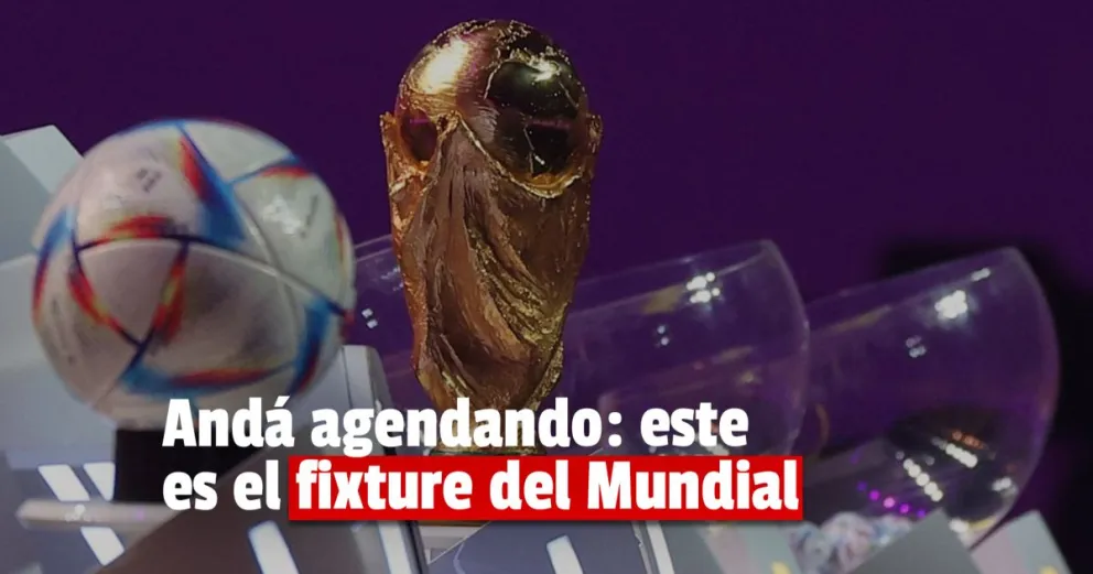 Este es el fixture del Mundial de Qatar 