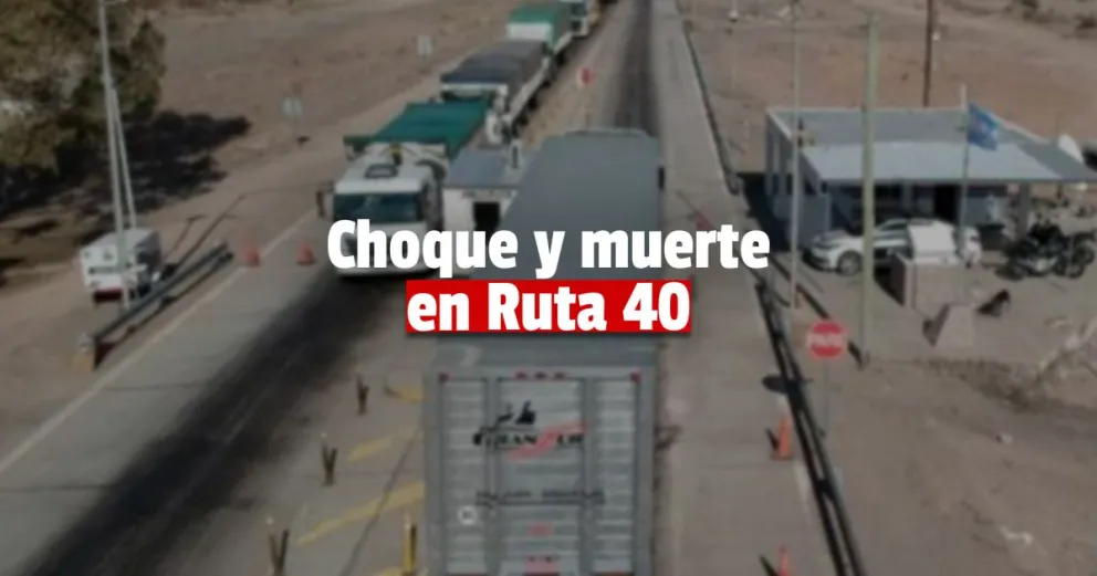 Ruta 40: dos personas murieron en el siniestro vial entre tres camiones    