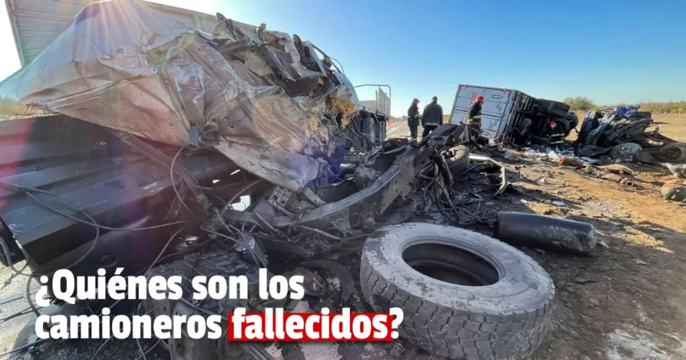 Identificaron a los dos camioneros que fallecieron tras el siniestro vial en Ruta 40 
