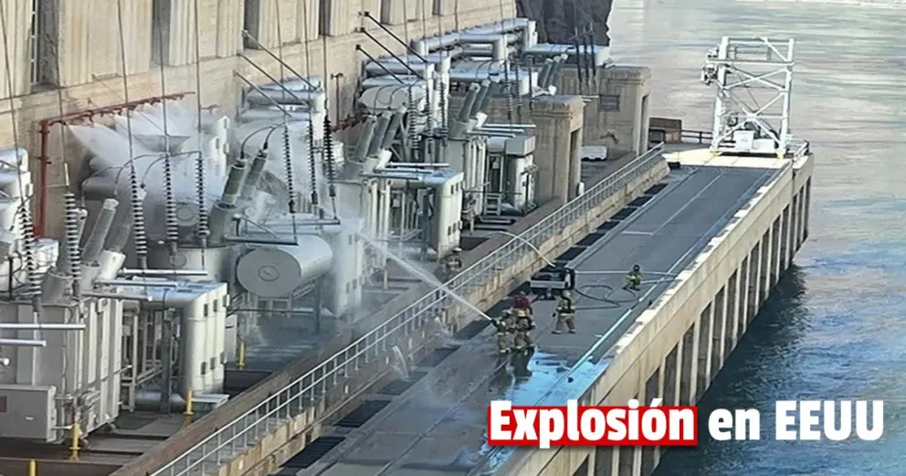 Explotó un edificio en la represa Hoover