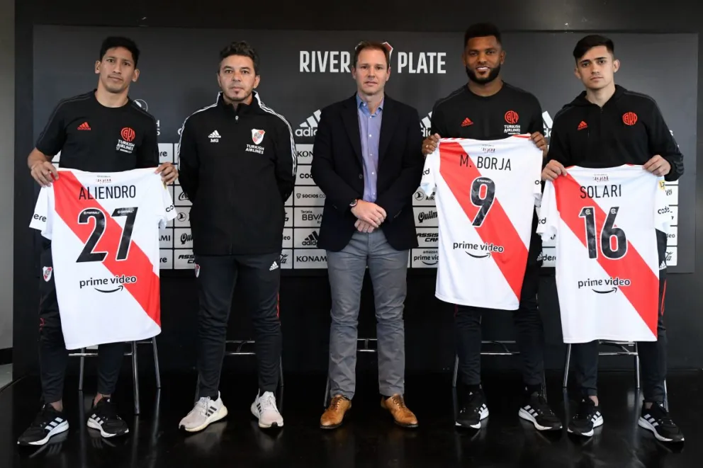 River Plate presentó a sus nuevos refuerzos