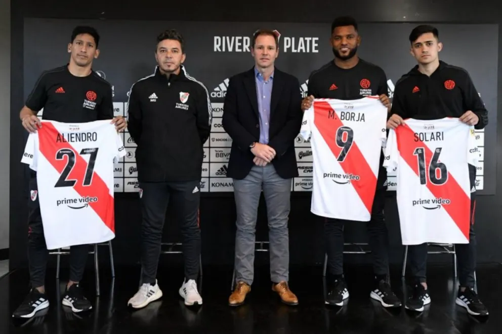 El Millonario y sus caras nuevas: River presentó a sus refuerzos