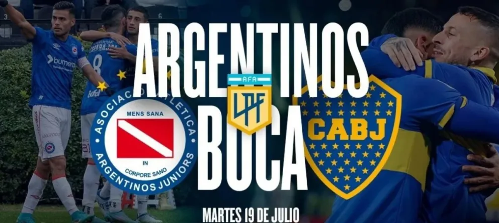 Seguí el minuto a minuto de Argentinos Jrs - Boca