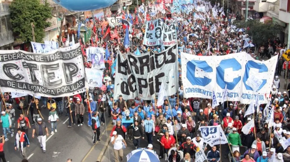Las organizaciones sociales movilizarán en todo el país para pedir el Salario Básico Universal