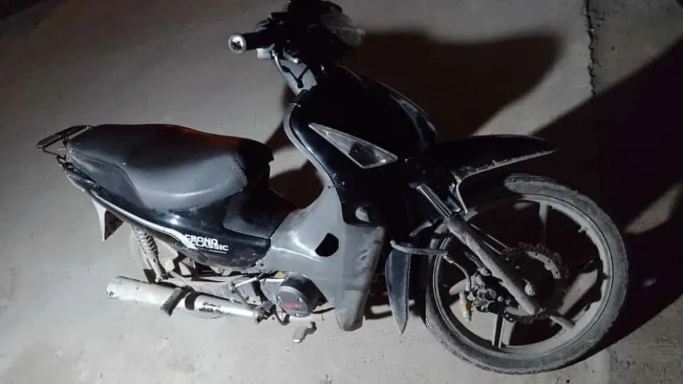 Trabajador de prensa recuperó su moto por su propia cuenta 