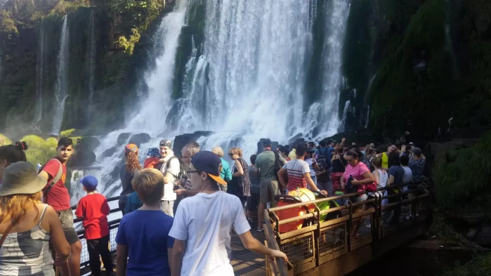 Más 110.000 turistas visitaron Cataratas en lo que va del mes de julio 