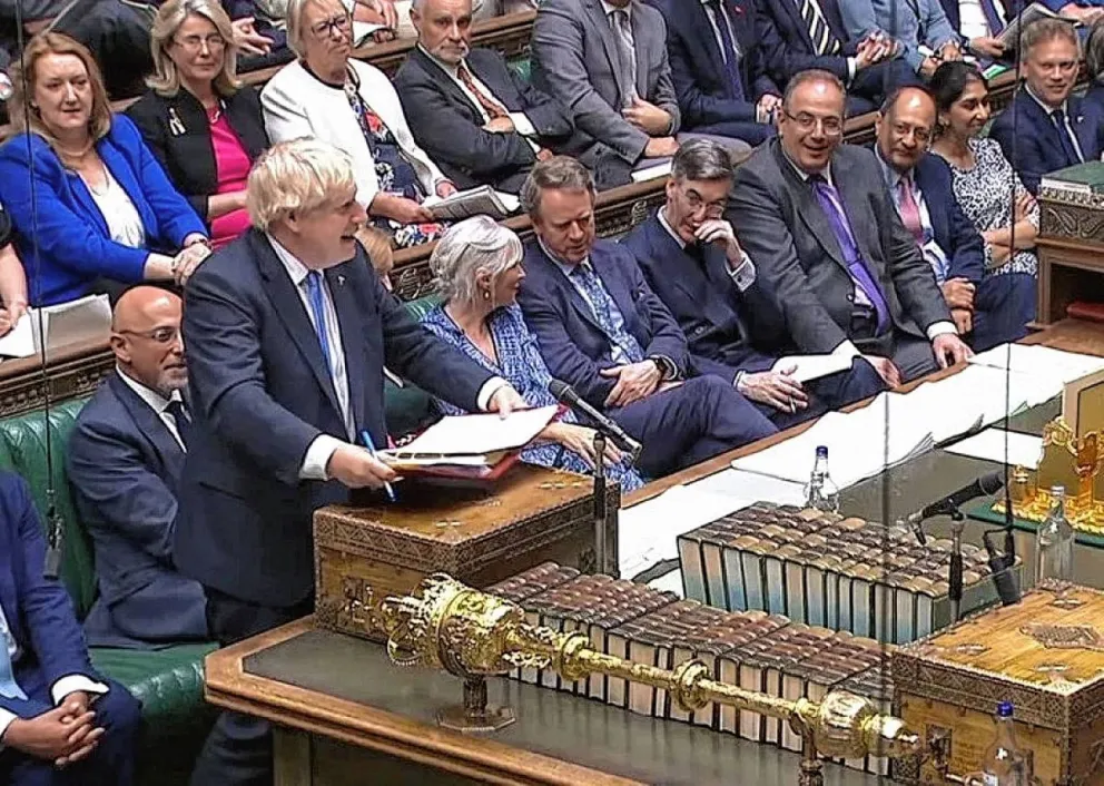 “Hasta la vista, baby”: Boris Johnson utilizó la icónica frase de Terminator como despedida