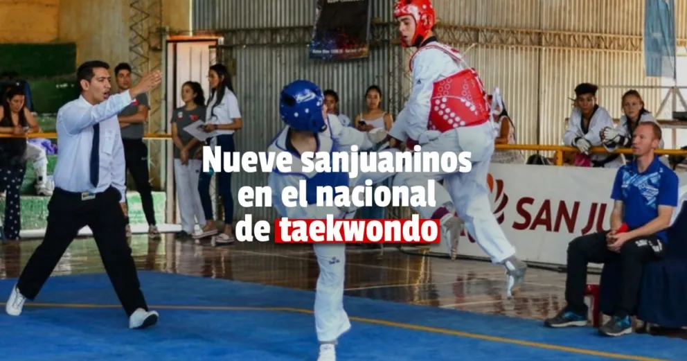 Torneo nacional de taekwondo en San Luis con presencia sanjuanina
