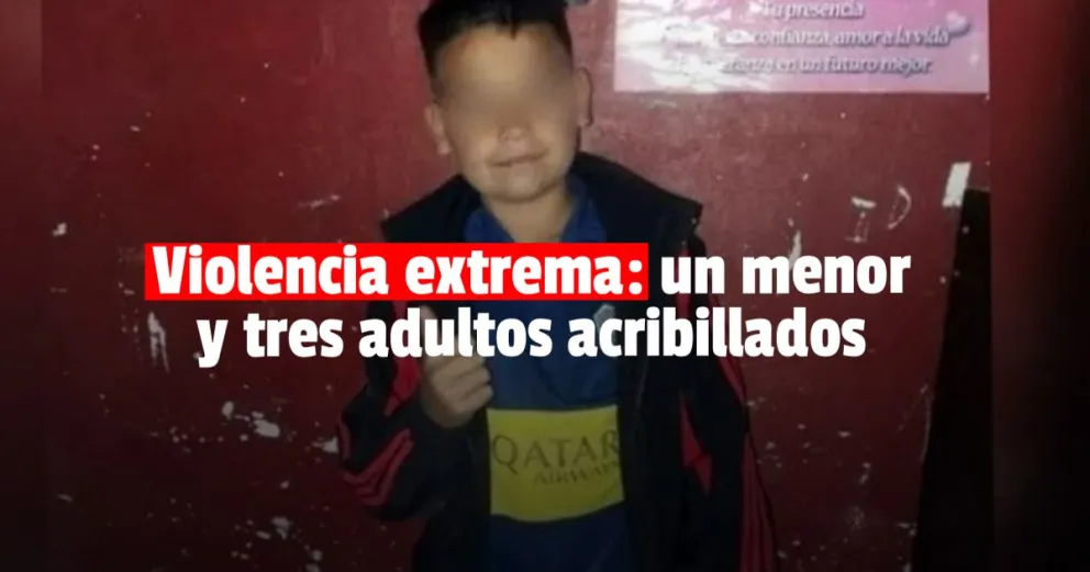 Mataron a balazos a cuatro personas: uno de ellos tenía 13 años
