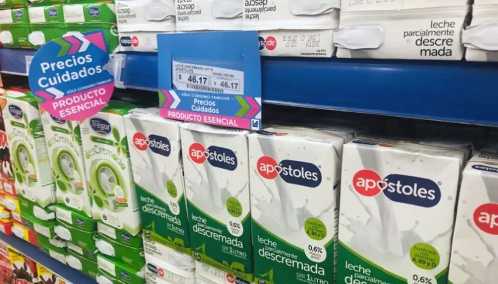 El gobierno anunció que 120 productos lácteos serán sumados a Precios Cuidados