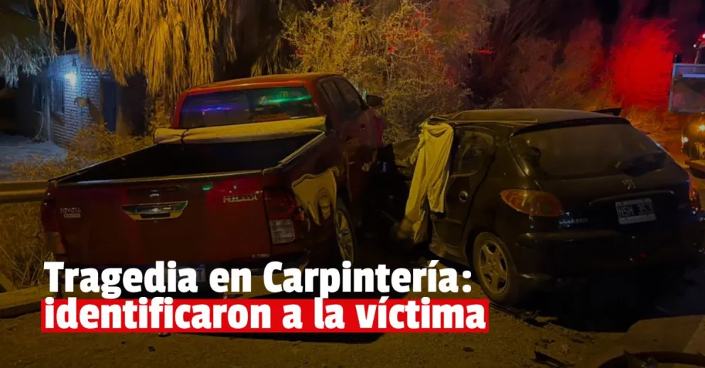 Identificaron al hombre que falleció en Carpintería