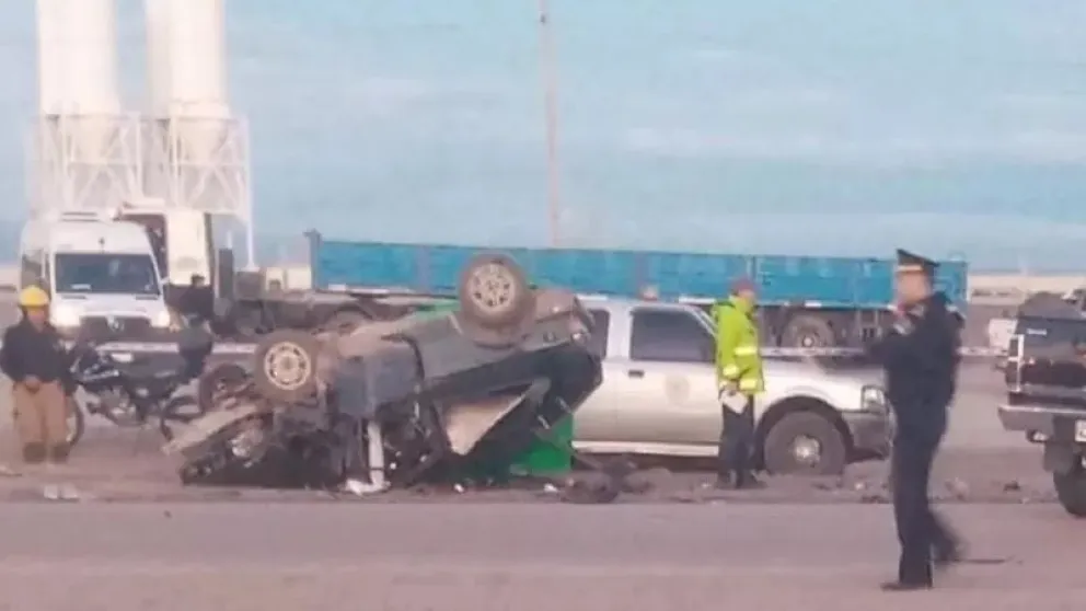 Un muerto tras violento choque en la “Ruta del Petróleo”