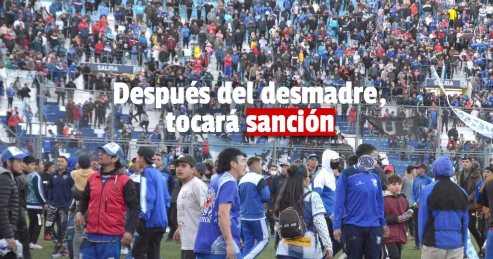 Unión y Aberastain fueron sancionados por la Liga Sanjuanina