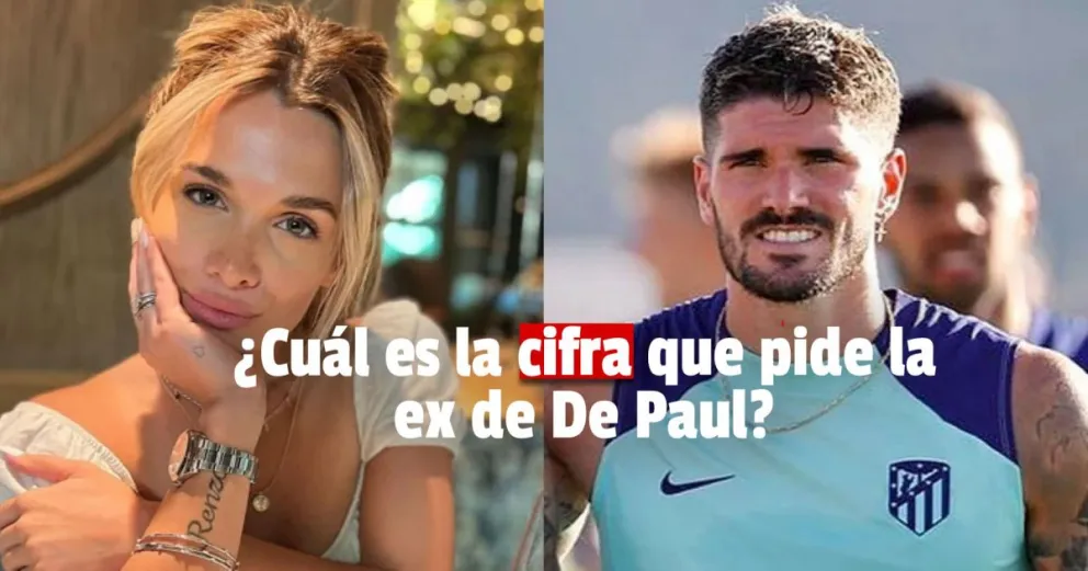 La demanda contra De Paul es por la mitad de sus bienes 