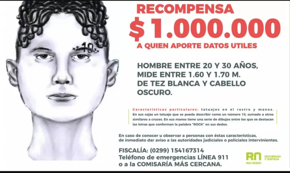 Crimen de Agustina: fijaron recompensa de 1.000.000 de pesos