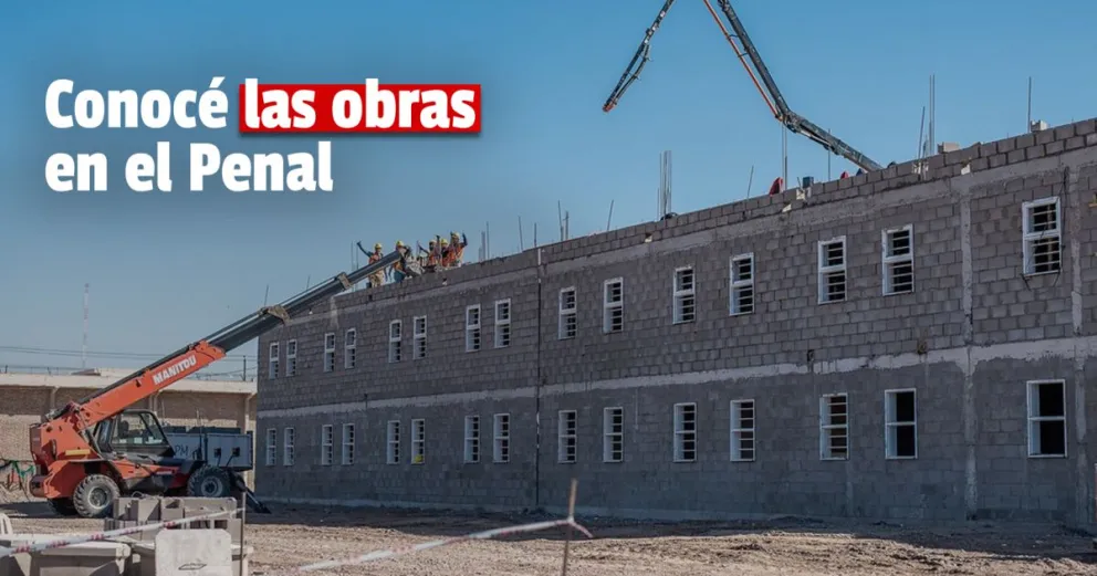 Obras: avanza la construcción de una nueva unidad en el Servicio Penitenciario Provincial