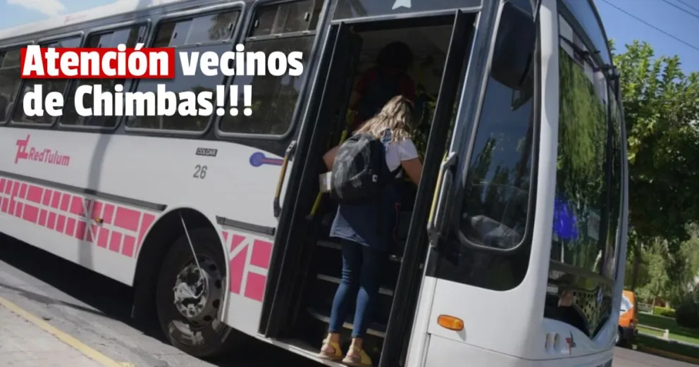 Chimbas: cambiarán los recorridos de los colectivos  4, 403, 405 y 406