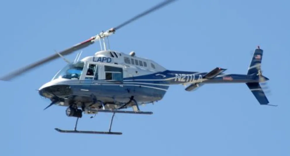 Un helicóptero sobrevolaba hasta que mirá lo que sucedió
