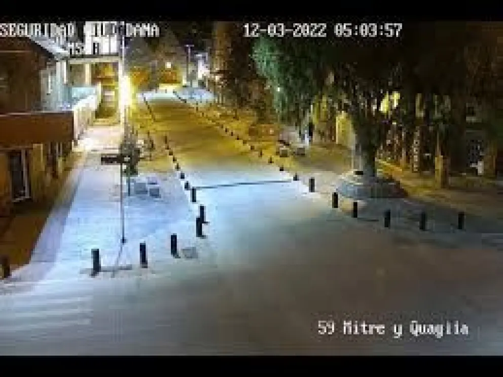 Dos jóvenes fueron sorprendidos grafiteando un local del centro