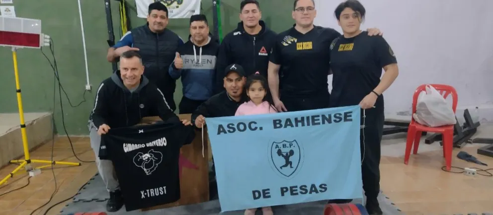 Pesistas locales siguen marcando el ritmo en la Asociación Bahiense