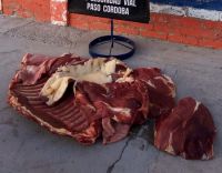 Siguen los secuestros: Decomisaron 150 kilos de carne equina