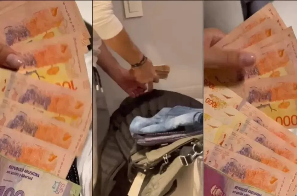 La increíble reacción de una turista que llegó a Buenos Aires y cambió 40 dólares a pesos