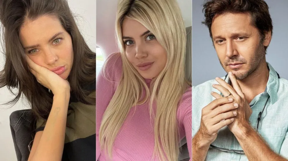 Increíble coincidencia: Wanda Nara, la China Suárez y Benjamín Vicuña en un mismo proyecto de TV que los une