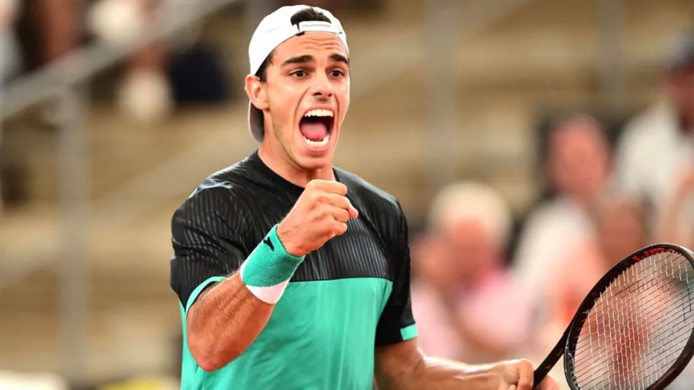 El tenista Francisco Cerúndolo, implacable: avanza a semis en el ATP 500 de Hamburgo