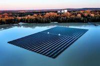 Proyecto piloto, una empresa alemana desarrollará paneles solares flotantes que se deslizan sobre las olas "como una alfombra”