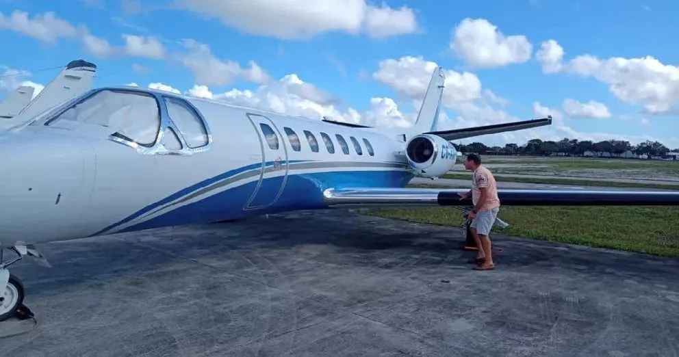 Se difundió un audio del incidente con el avión rionegrino