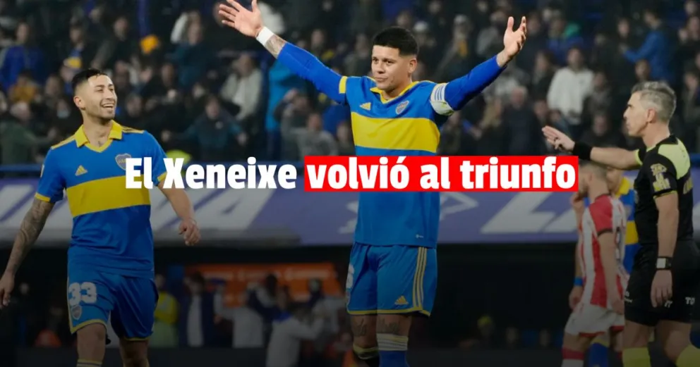 Boca goleó a Estudiantes y volvió a ganar en la Liga Profesional