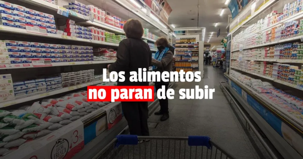 El precio de los alimentos sigue en alza y acumula un 6.2% en lo que va de julio