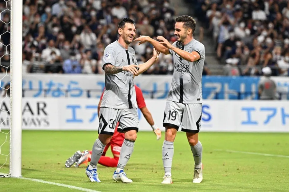 Con gol de Messi, PSG cerró la gira en Japón con una goleada