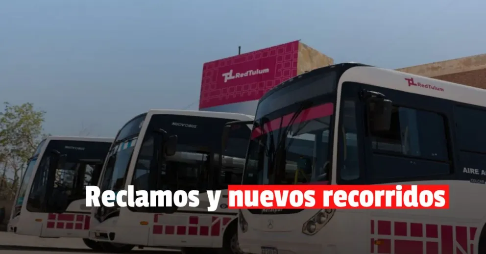 Red Tulum: nuevos recorridos y cambios en las líneas