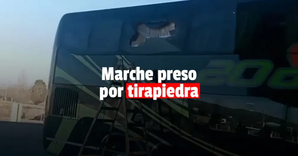 Dos "tirapiedras" detenidos en 9 de Julio 