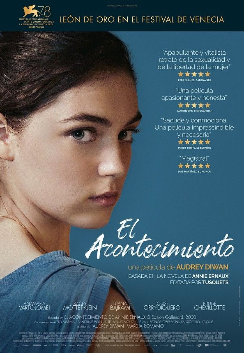 Crítica de "El acontecimiento", el film ganador de Venecia sobre el calvario de una joven que decide abortar