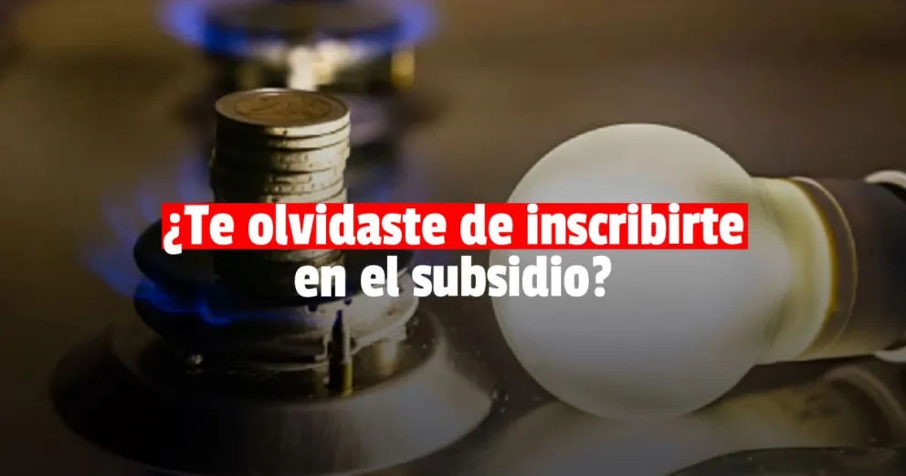 Los usuarios que no se inscribieron en los subsidios lo pueden hacen en ANSES