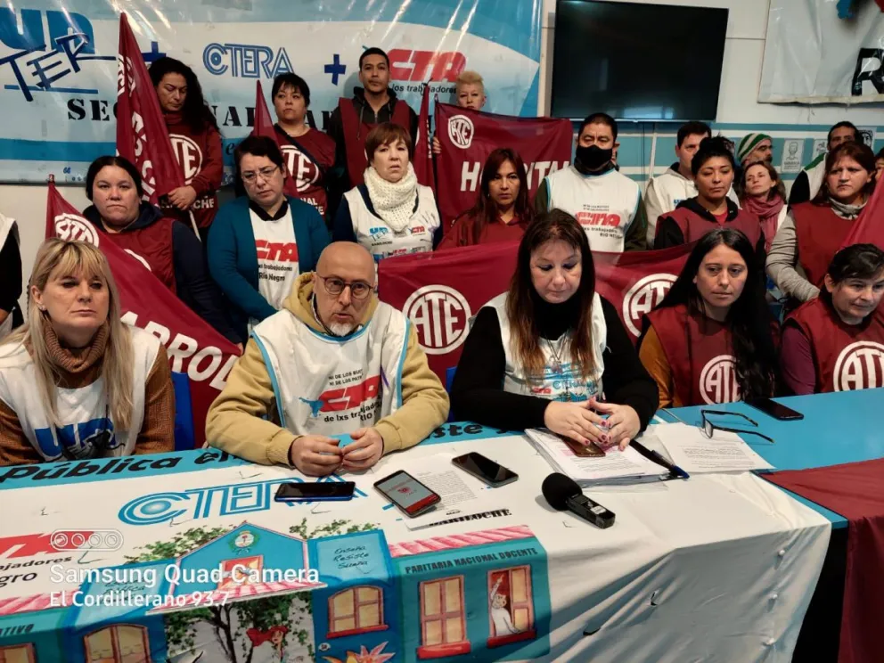 Para UnTER el gobierno no tiene una "lectura de la realidad"