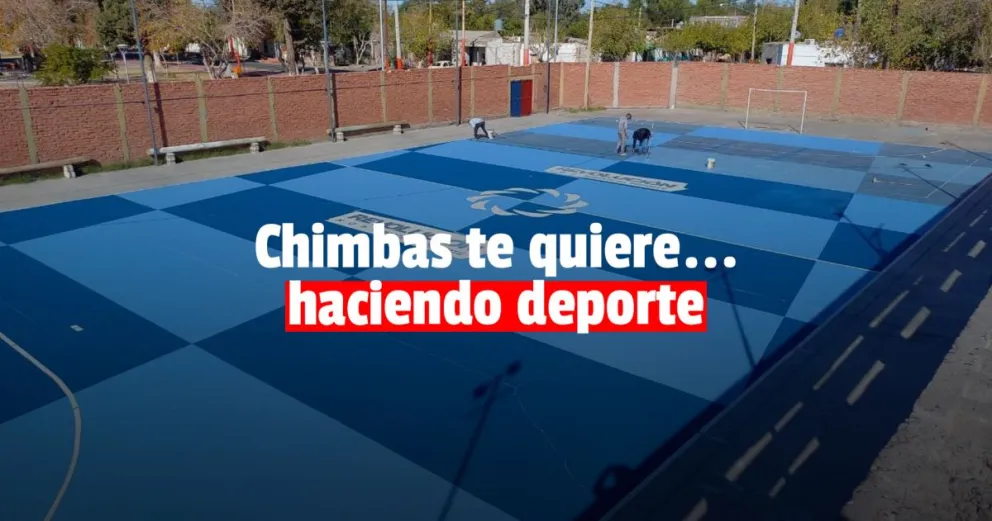 Chimbas trabaja en seis playones deportivos 