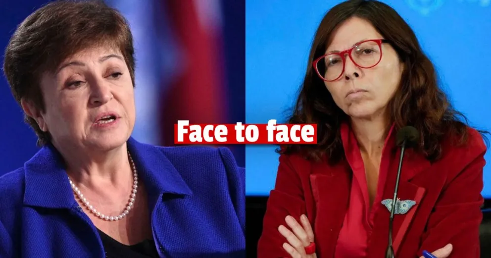 Batakis se reunió con la directora del FMI Kristalina Georgieva