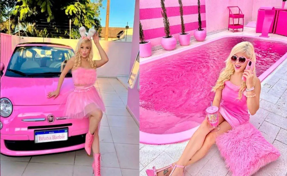 Increíble: gastó casi 200.000 dólares para que su casa sea igual a la de Barbie