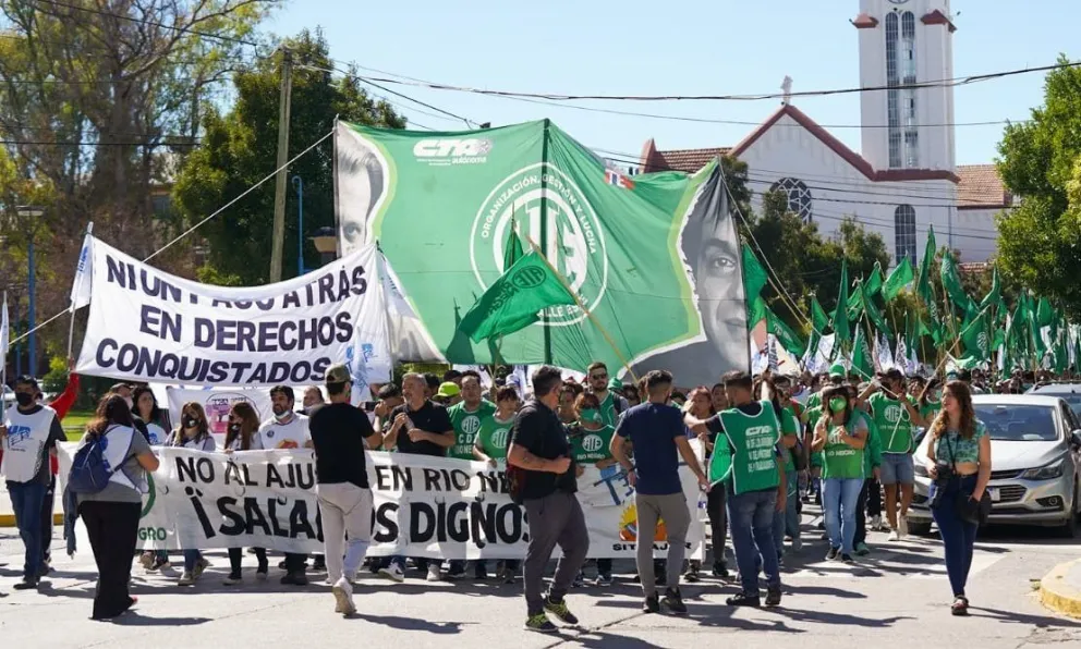 En el segundo día de paro ATE se moviliza en toda la provincia