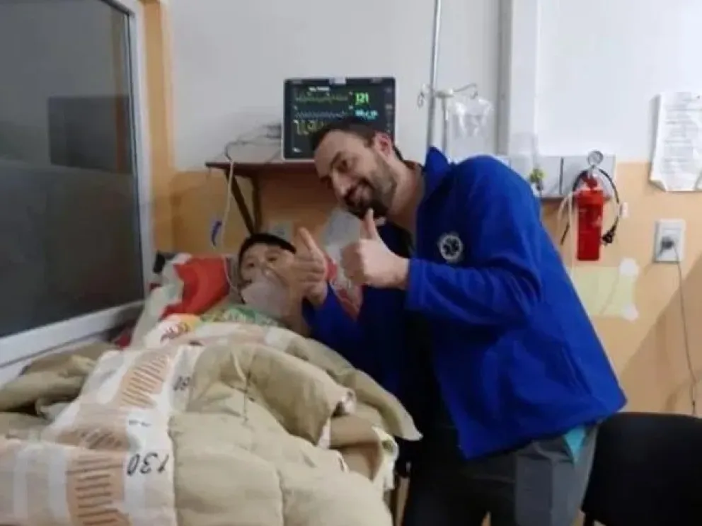 Rescatan a un niño con principio de hipotermia en pleno temporal de nieve en la ruta