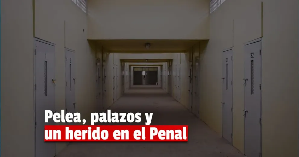Le dieron un palazo a un interno en el Penal 